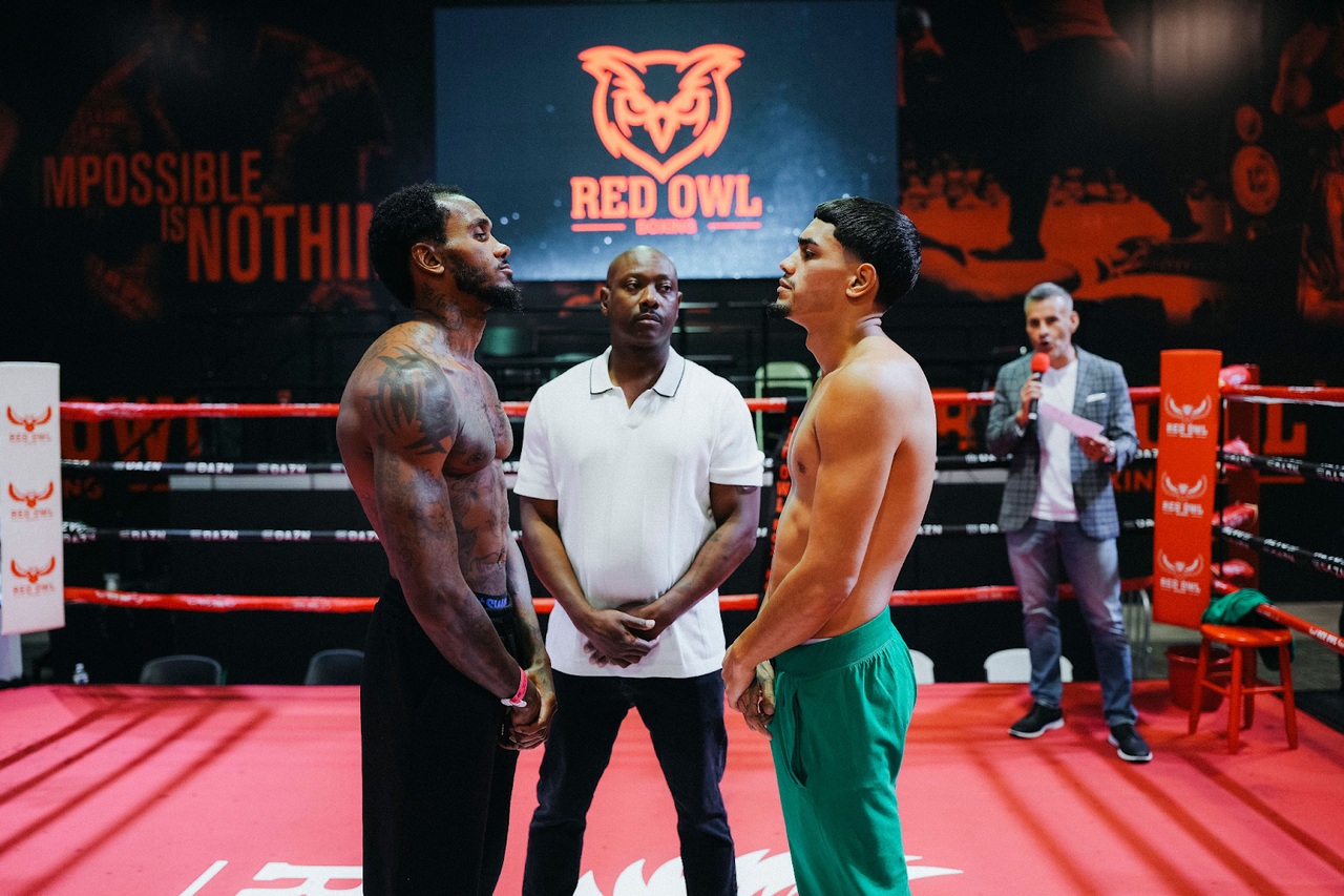OFFICIAL WEIGHTS FOR RED OWL BOXING’S BOXFEST XI (Friday Night on DAZN)