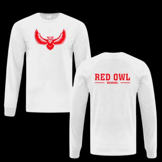 Red Owl Cotton Long Sleeve Tee