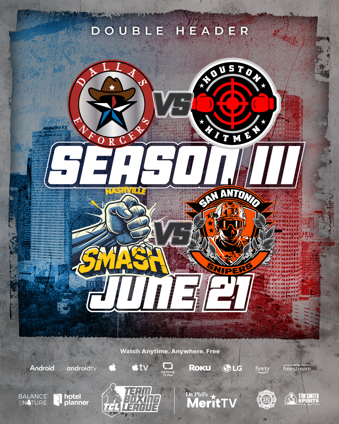 The Dallas Enforcers and Houston Hitmen